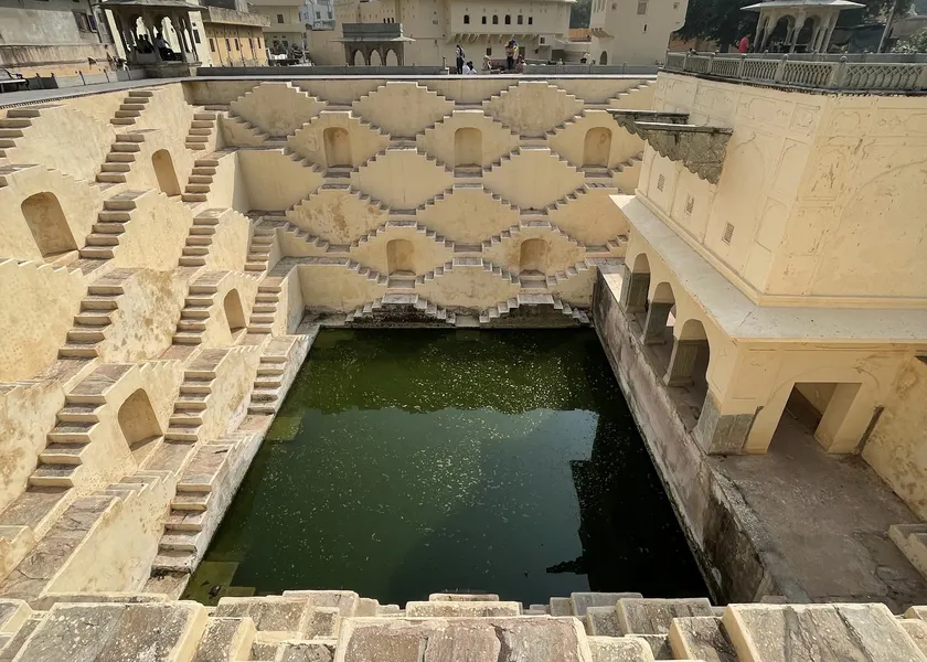 Panna Meena ka Kund stepwell steps